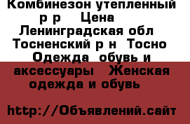 Комбинезон утепленный, 44 р-р. › Цена ­ 1 000 - Ленинградская обл., Тосненский р-н, Тосно  Одежда, обувь и аксессуары » Женская одежда и обувь   